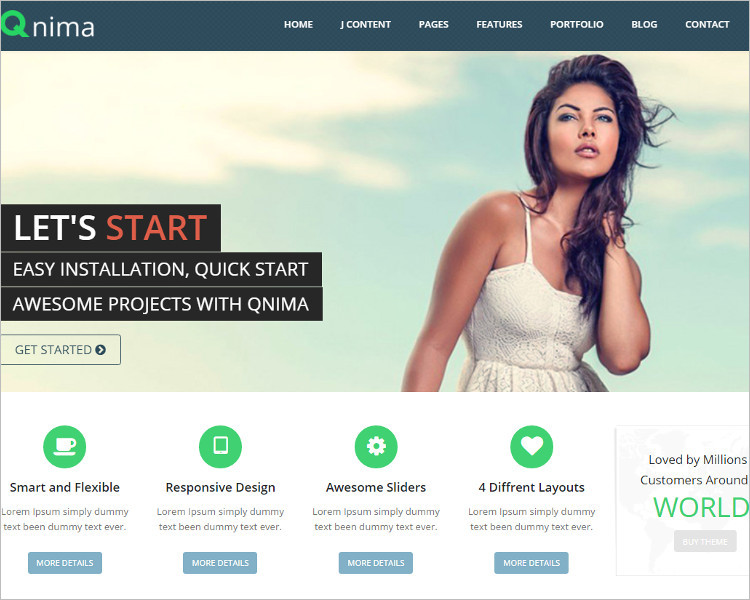 Mobile E-commerce Joomla Template
