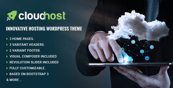 Page Builder Hosting WordPress Template