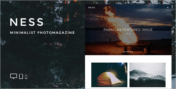 Personal Photo Blog WordPress Template