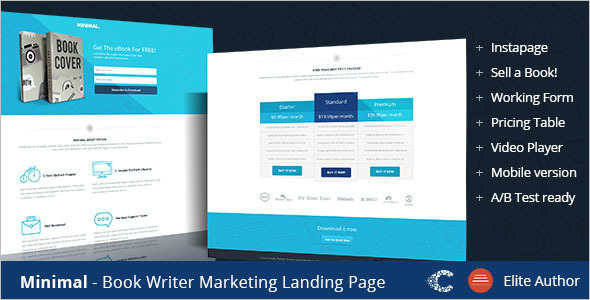 Premium Ebook Landingpage Template