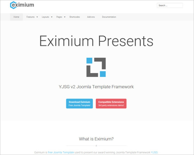 Premium Mobile Joomla Template