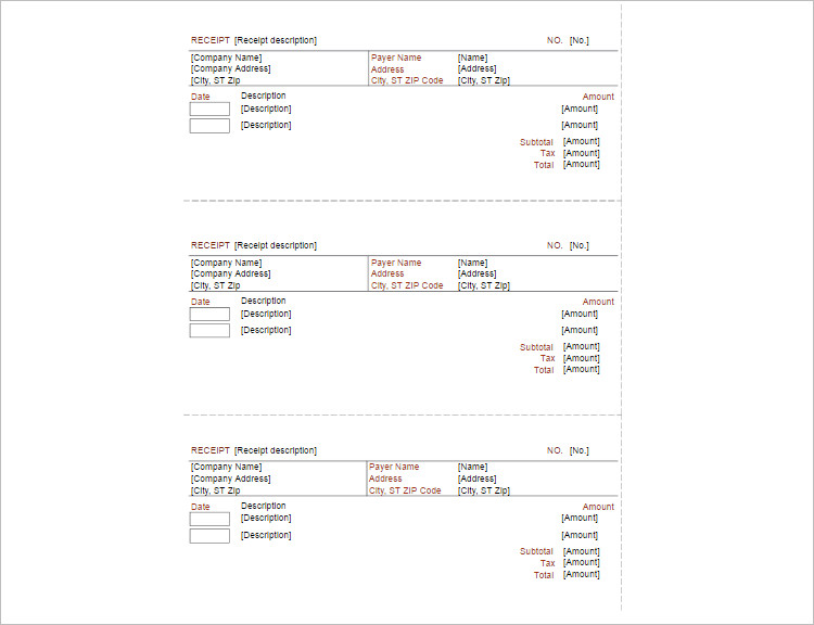 112 receipt template free word pdf excel documents