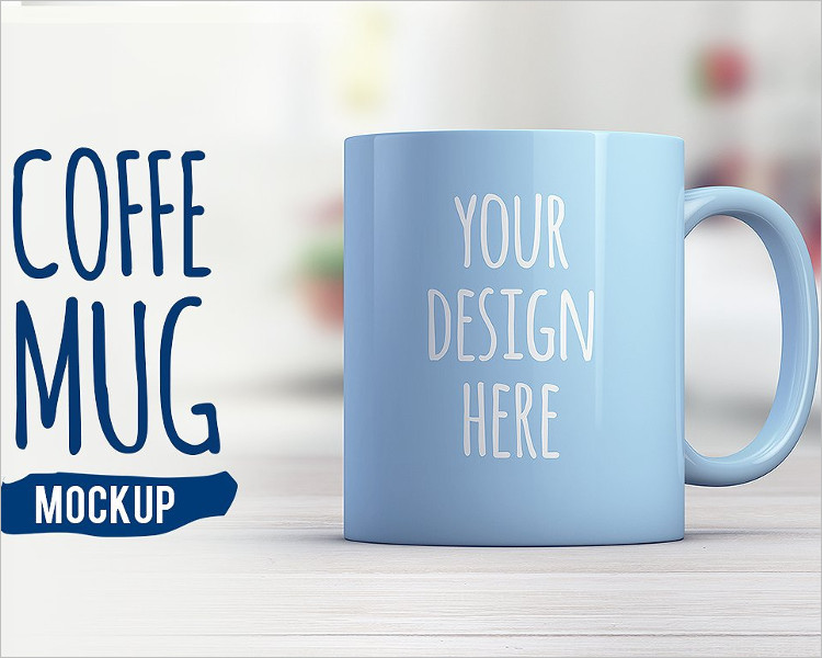 Realistic Coffee Mug Mock-up