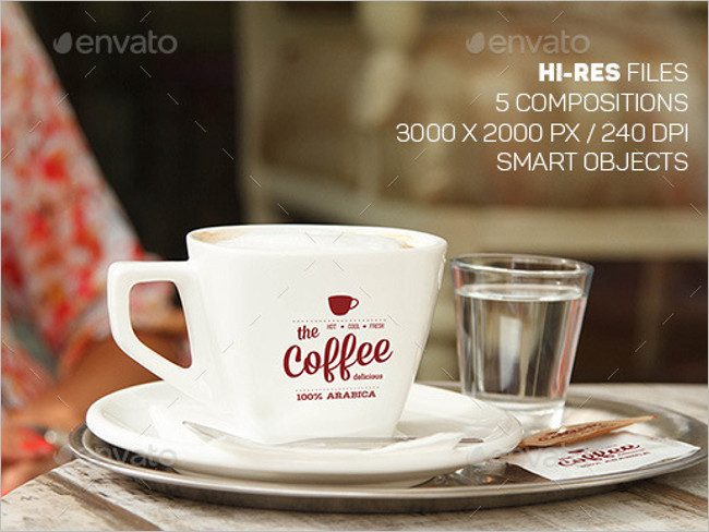Restaurant Coffee Cup Mockup