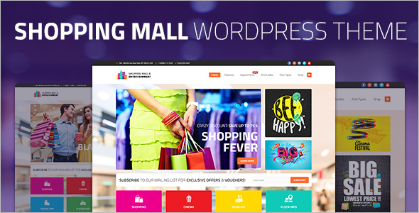 Shopping WordPress Platform template