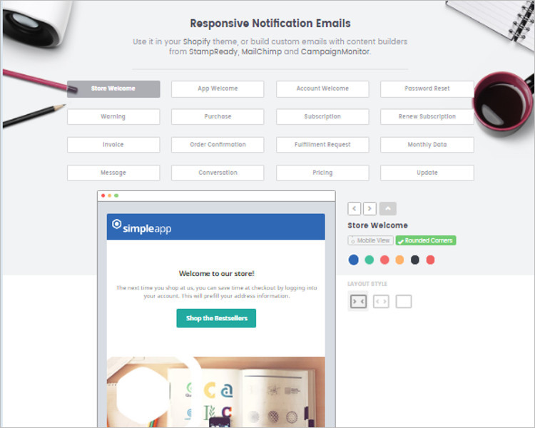Simple HTML Email Template