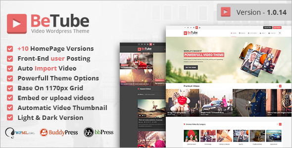 Simple Video WordPress Template