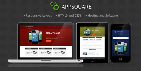 Square Hosting WordPress Template