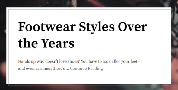 Stylish Photo Blog WordPress Template