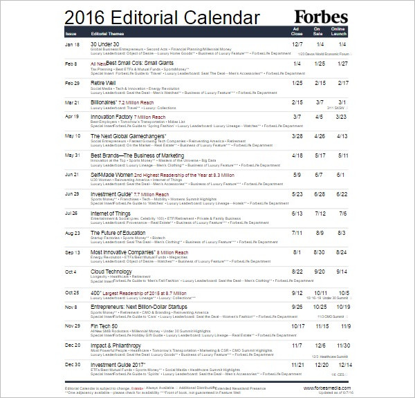Travel Calendar Templates Document