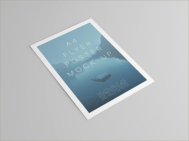 a4 flyer mockup template