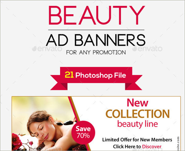beauty add banners