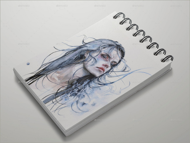 best sketch bookmockup