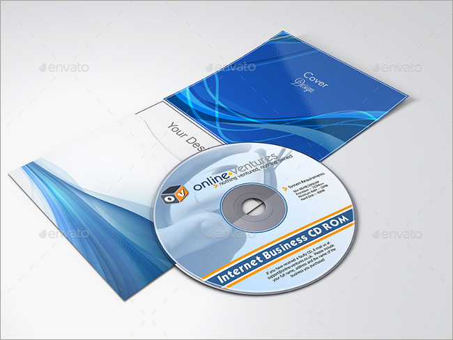 cd cover design mockup