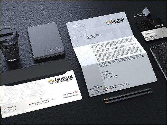 corporate branding mockup