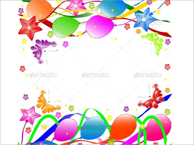 editable birth day back ground image