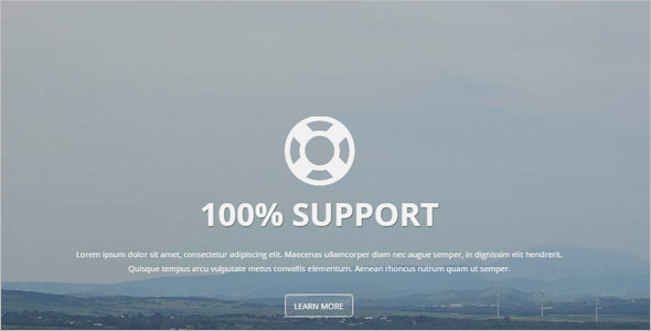 full screen site theme