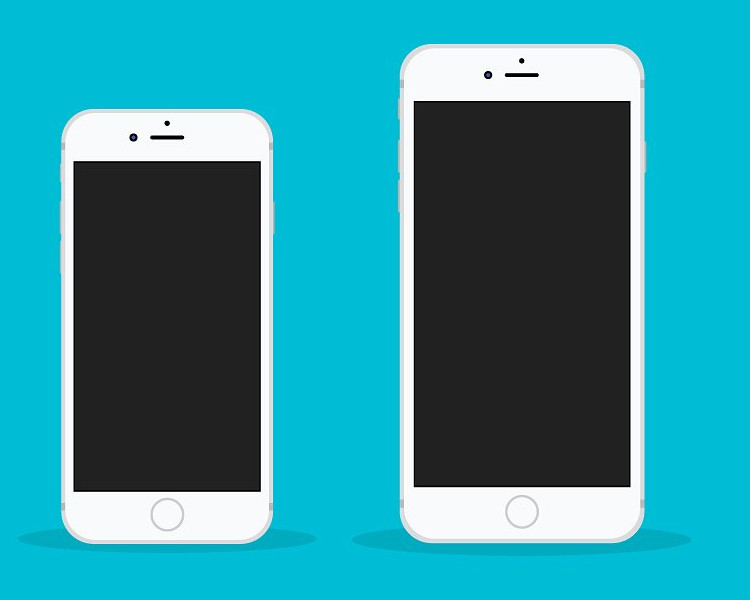iPhone 6s Plus Flat Mockup