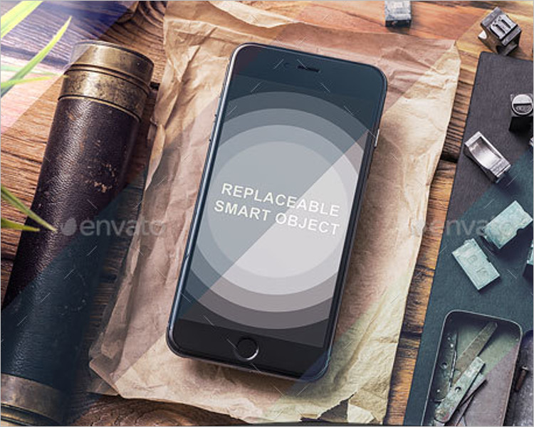 iPhone 6s Plus Mockup Set Design