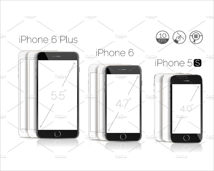iPhone 6s Plus Object Mockup