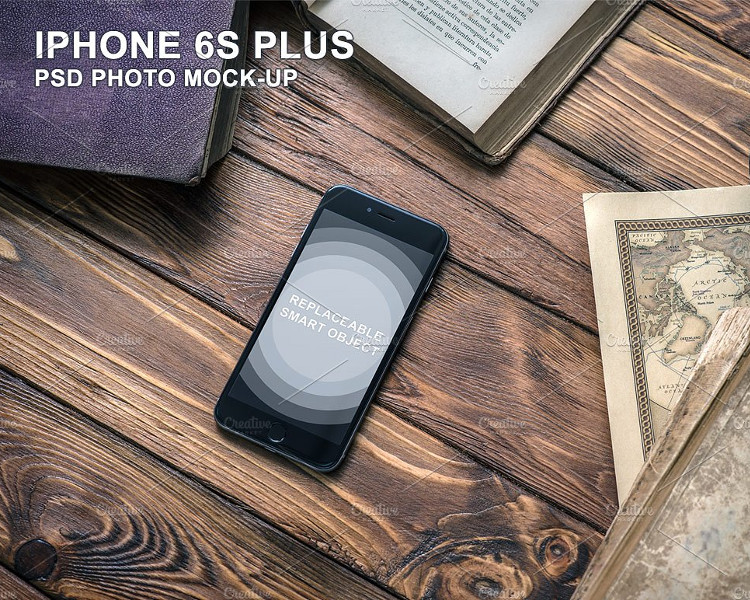 iPhone 6s Plus PSD Mockup