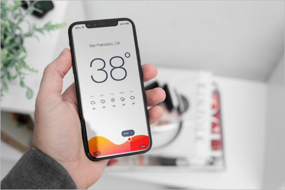 iPhone Display Mockup Design