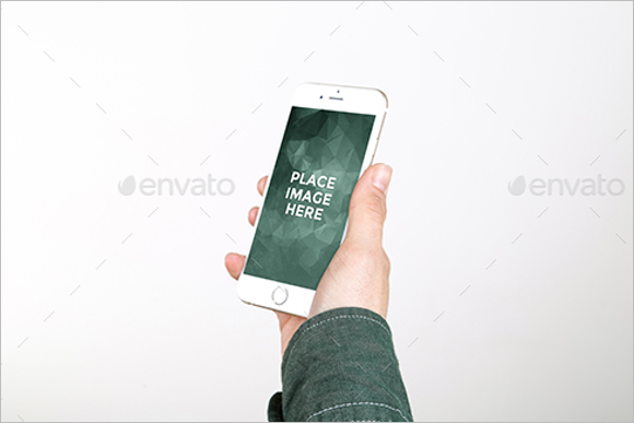iPhone Mockup Template PSD