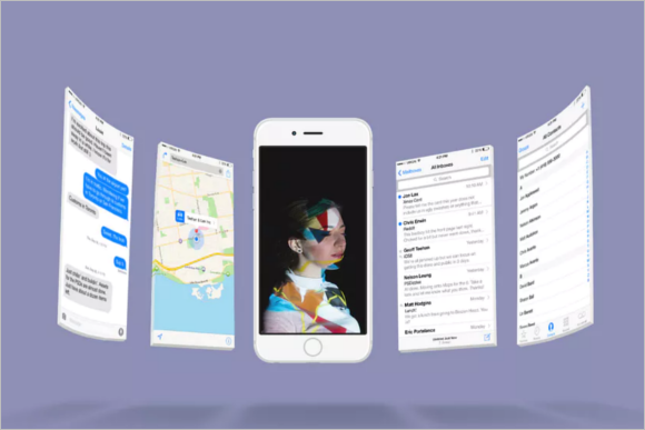iPhone Screen Mockup Design