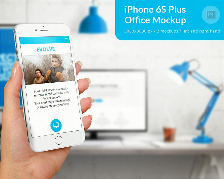 iphone 6s Plus Business Mockup