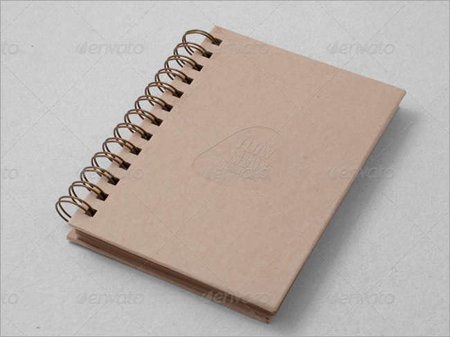 sample sketch book mockup