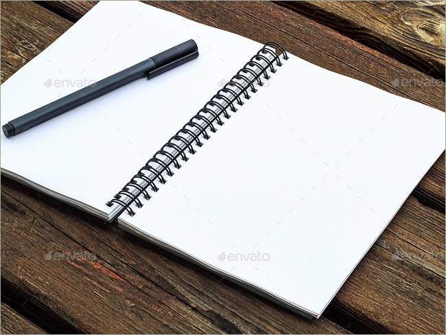 sketch book design template