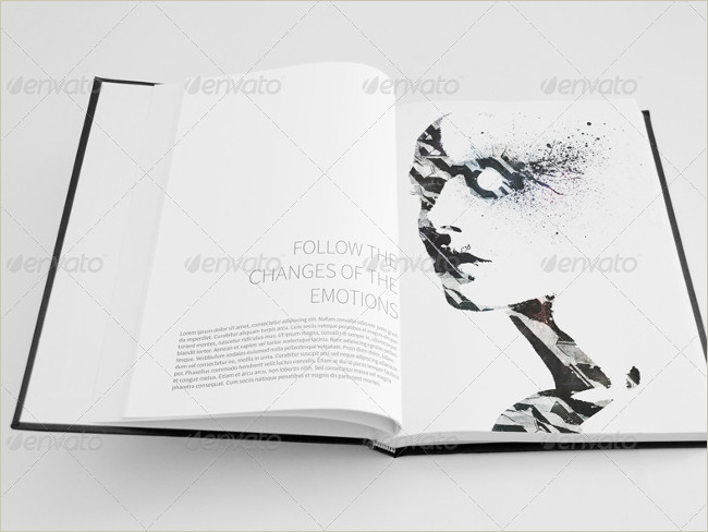sketch book mockup set