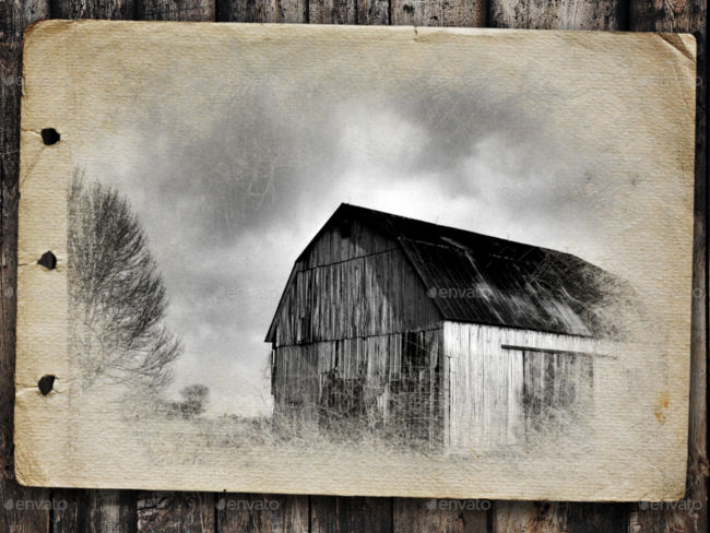 vintage sketch book mockup