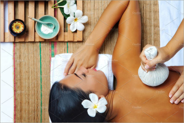 woman enjoying shoulder massage