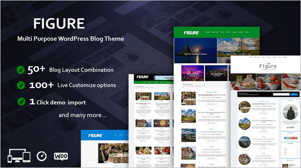 3 Column Clean WordPress Template