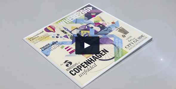 3D Magazine Made in After Effects Video
