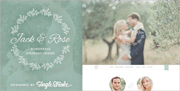 Animation Wedding WordPress Template