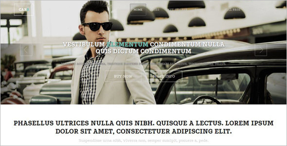 Automobiles Parts Website Template