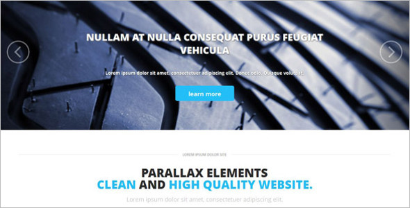 Automobiles Website Template Compatible with Desktop