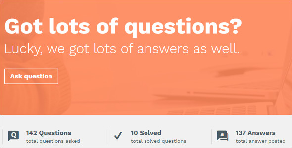Basic Question & Answer WordPress Theme