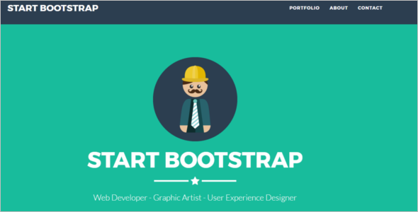 Bootstrap Freelancer Website Template