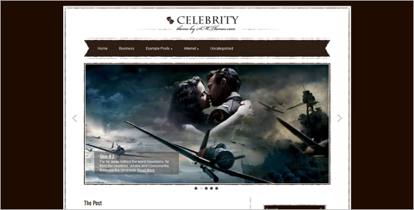 Celebrity Magzine WordPress Template