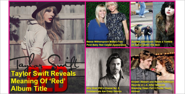 CelebrityGossip Entertainment Template