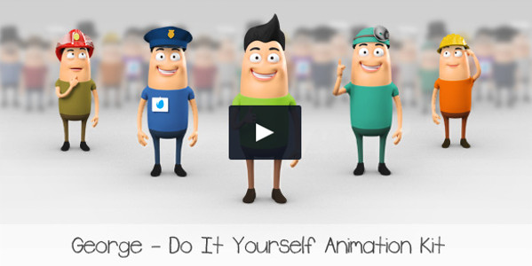 Character Modular Animation DIY Kit Template