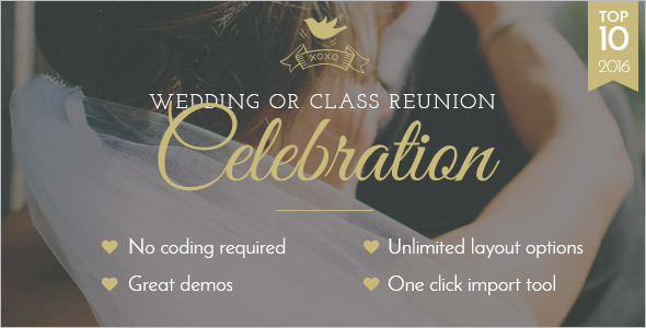 Classic Wedding WordPress Template