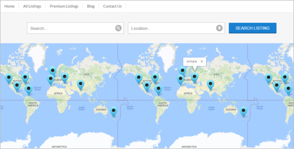 Classified Geocraft WordPress Template