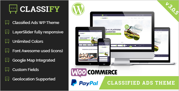 Classified Marketing WordPress Template