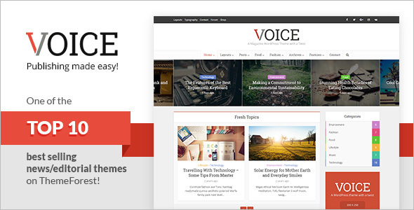 Clean News WordPress Template