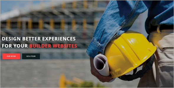 Construction Parallax WordPress Template