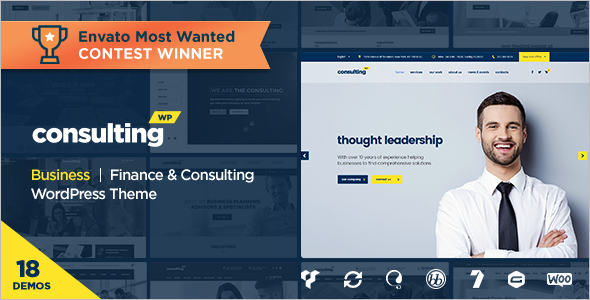 Consulting Business WordPress Template